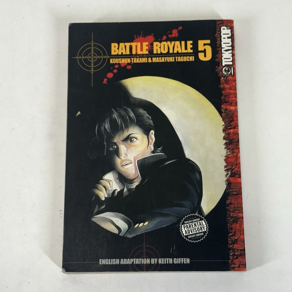 Battle Royale volume 5 Takami Taguchi 2004 manga Tokyopop USA first Printing